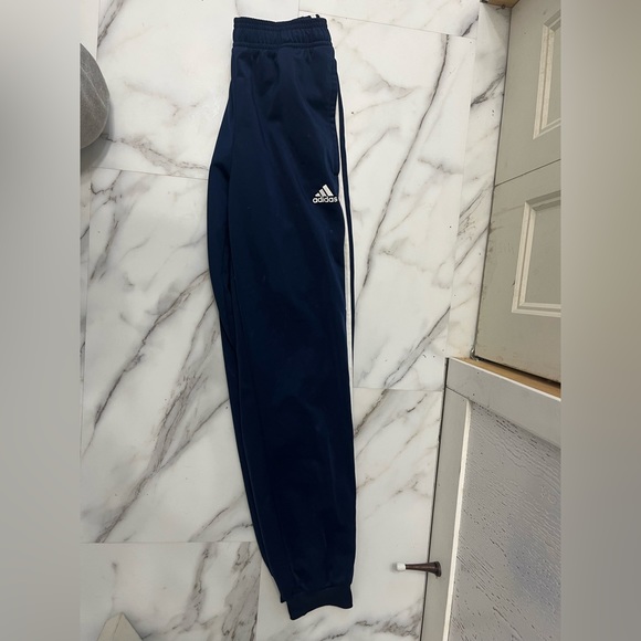 Navy blue adidas sweat pants - Picture 1 of 2